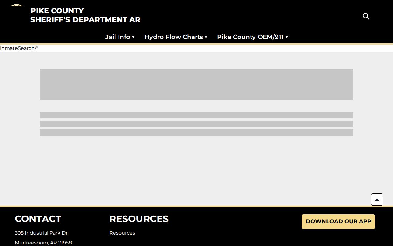 Pike County arrest lookup and sheriff inmate search