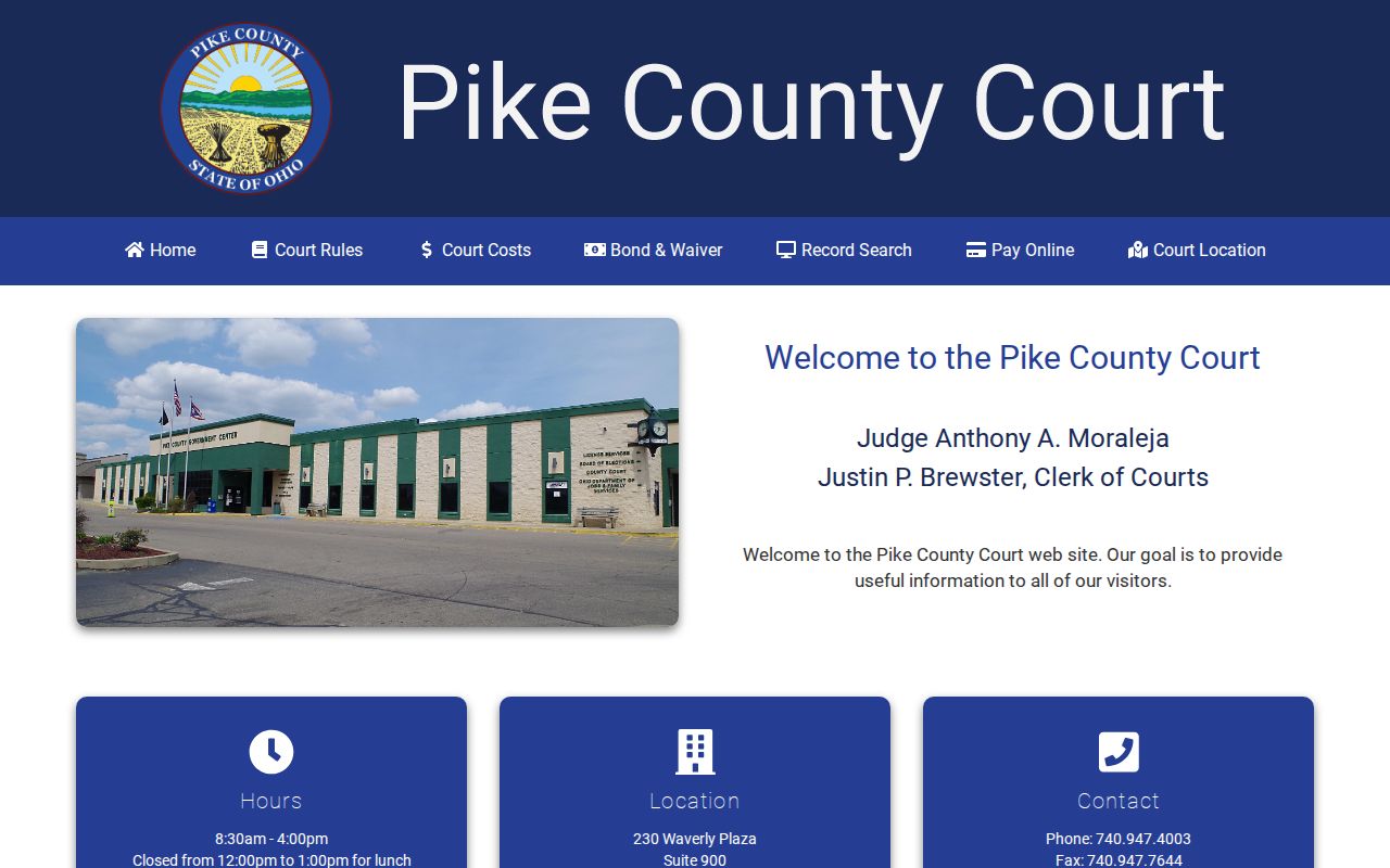 Pike County criminal court record website