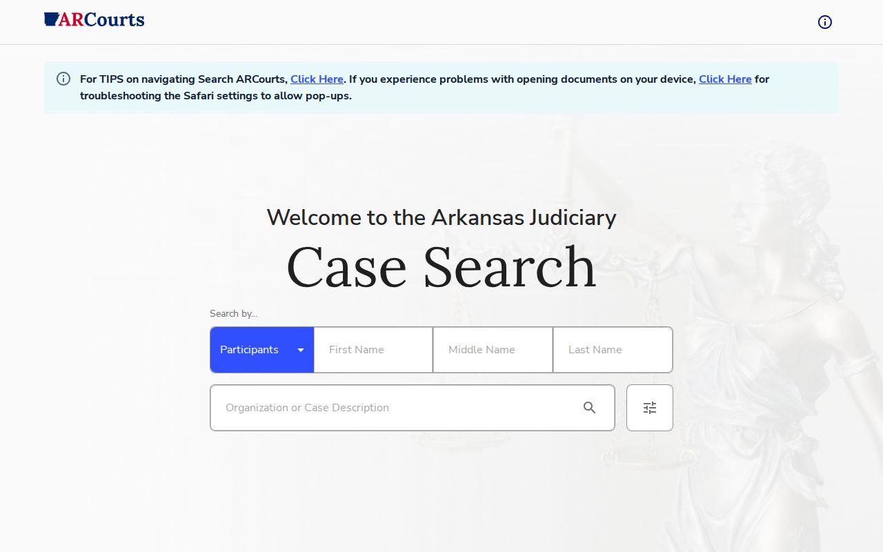 Pike County court case search in Search ARCourts