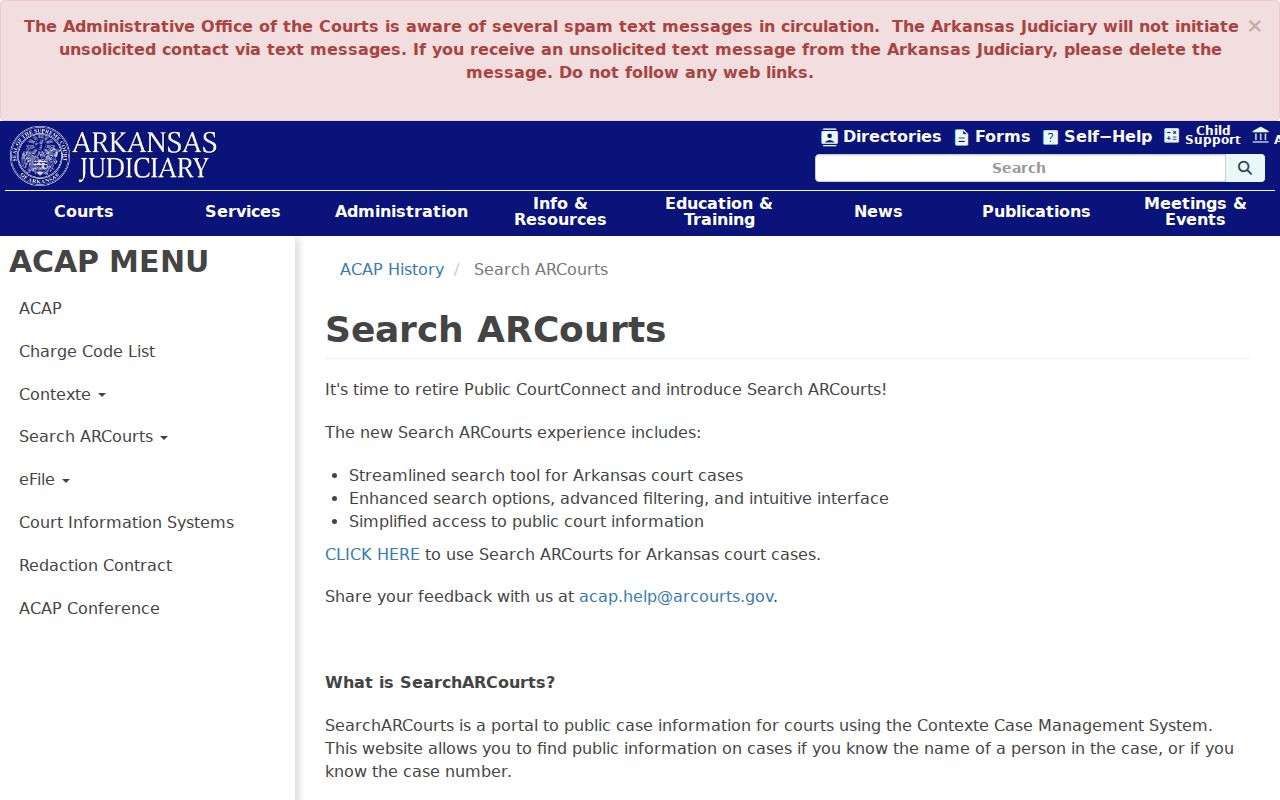 Pike County criminal records Search ARCourts information